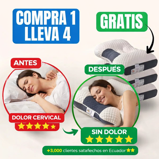 HOY: Llévate 4 Almohadas Ortopédicas por el Precio de 1 – ¡Oferta Limitada!